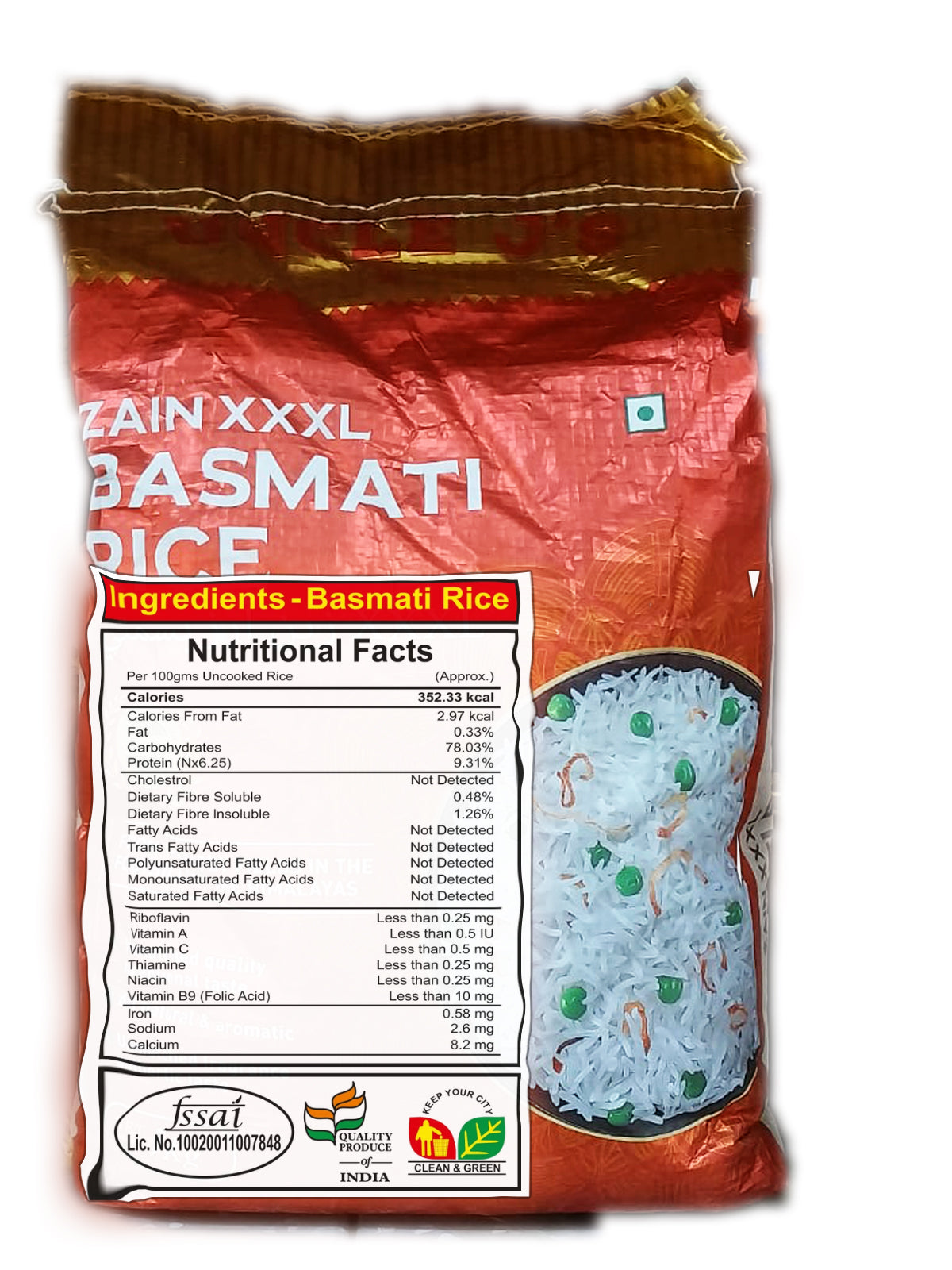 zain Basmathi Rice 1121 5kg