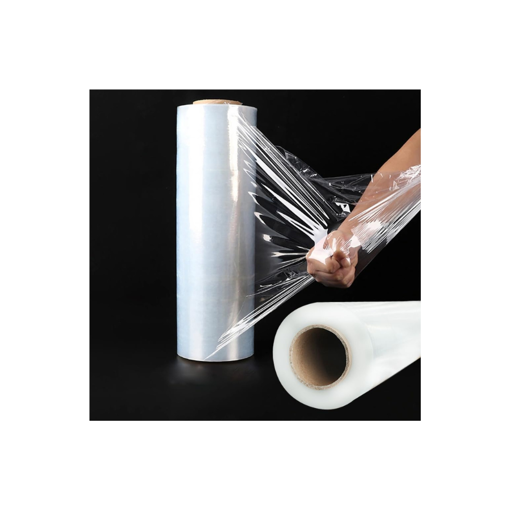 Clear Stretch Films Rolls 1.8kg - 400g Core (gross including 1.8 core)