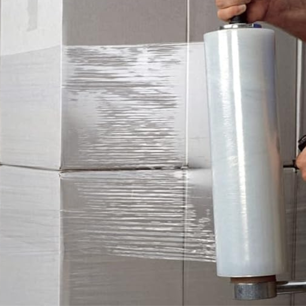 Clear Stretch Films Rolls 1.5kg - 400g Core (gross including 1.5 core)