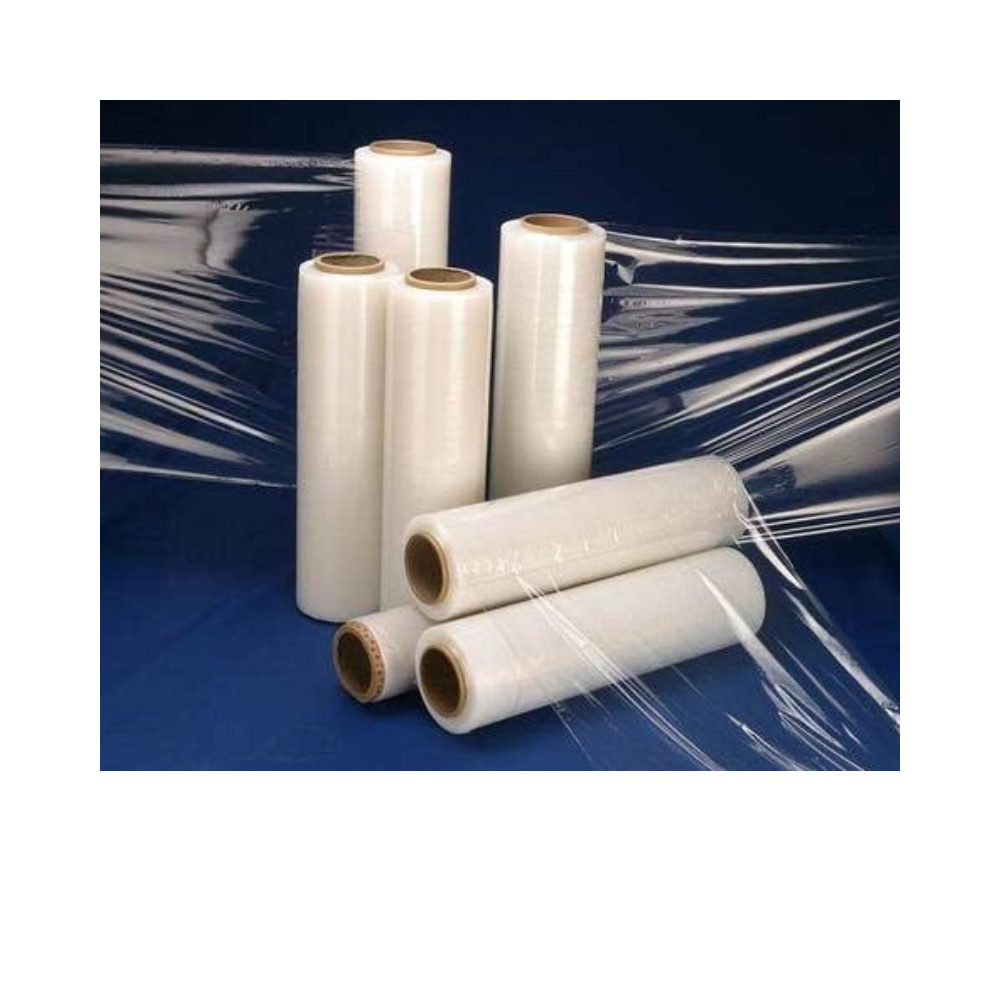 Clear Stretch Films Rolls 1.5kg - 400g Core (gross including 1.5 core)