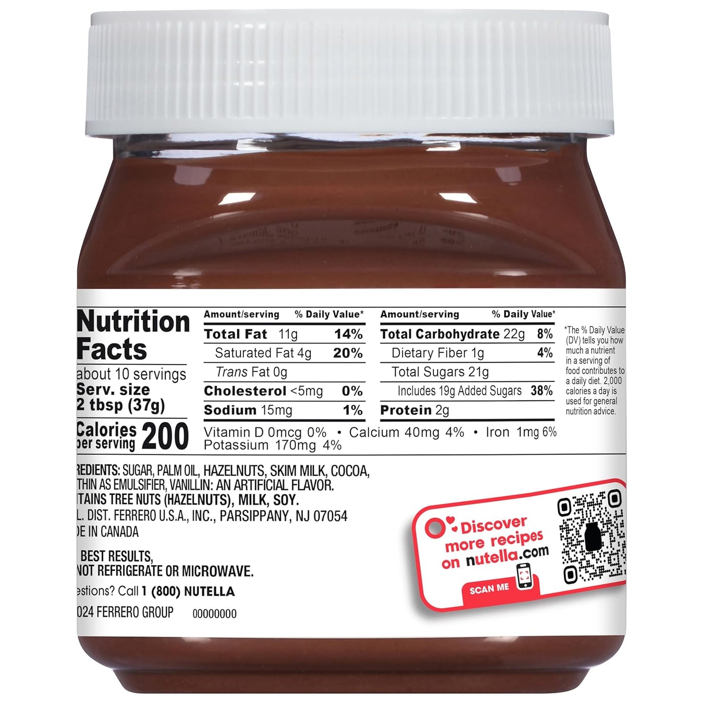 Nutella Hazelnut Spread with Cocoa 375g
