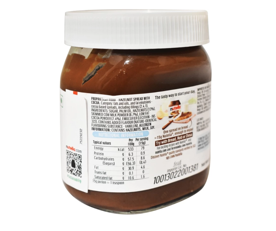 Nutella Hazelnut Spread with Cocoa 375g