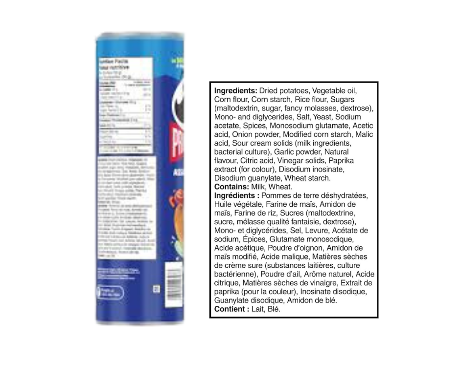 Pringles Flavoured Chips 165g