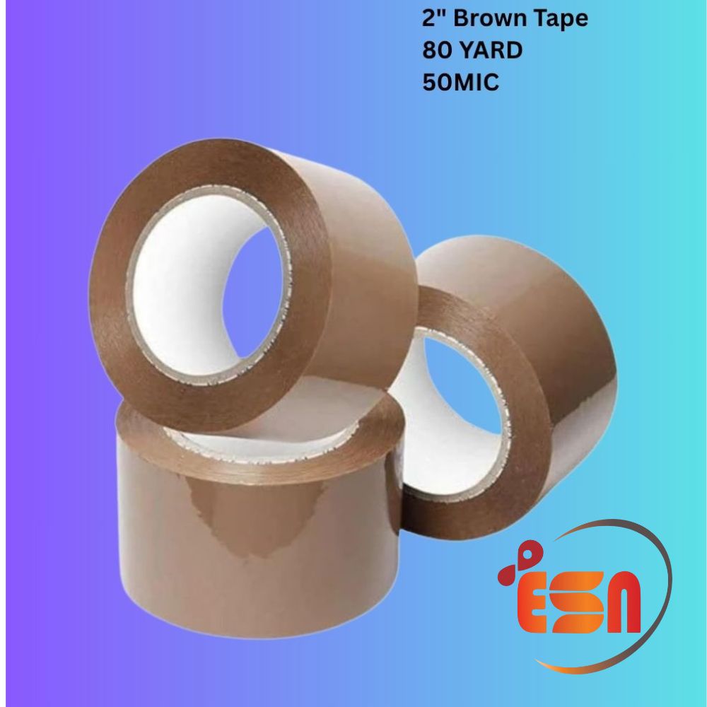 2"BROWN Tape 80YARD /50MIC