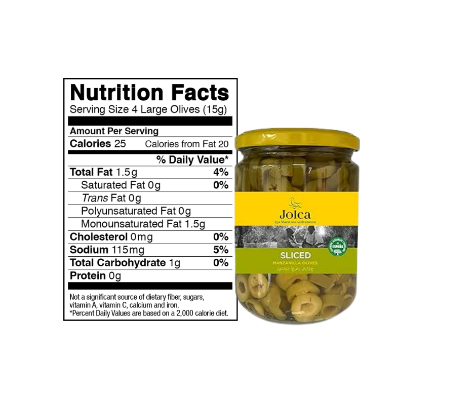 Jolca Sliced Green Olives 400g