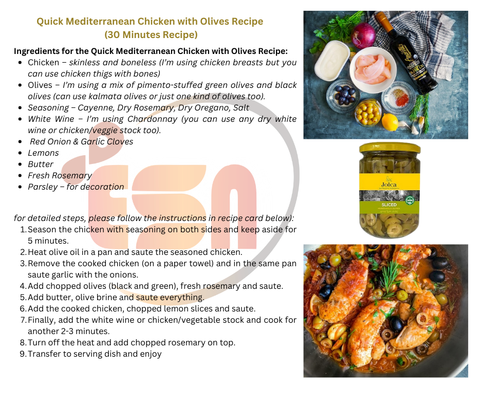 Jolca Sliced Green Olives 400g