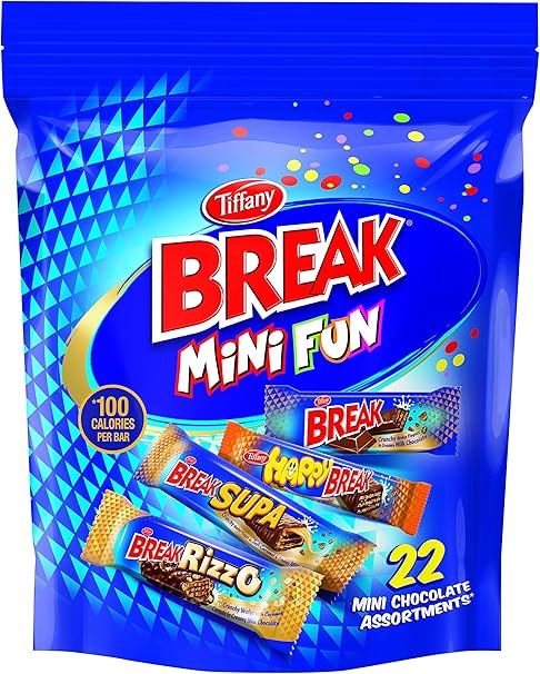 Tiffany Break Mini Assorted Chocolate Bar 343g