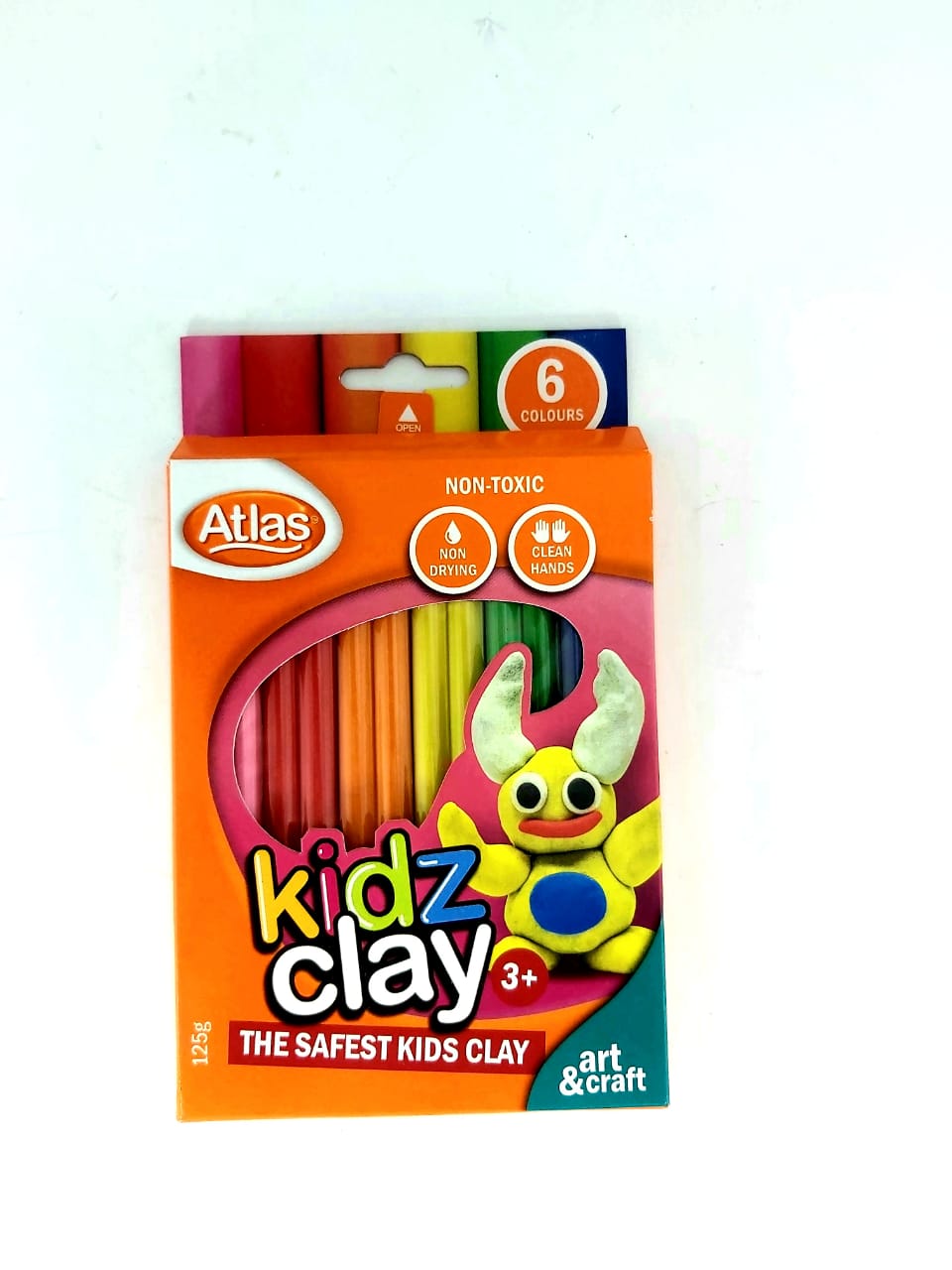 Atlas Kiddy Clay 6 Colour 100g