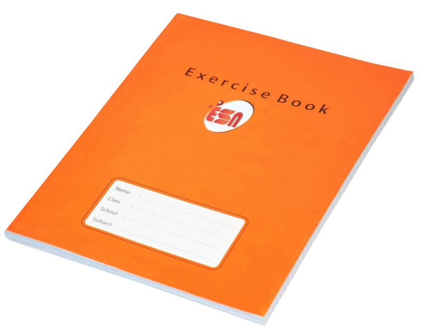 A4 100-PAGE EXERCISE BOOK LM/RM - PLAIN