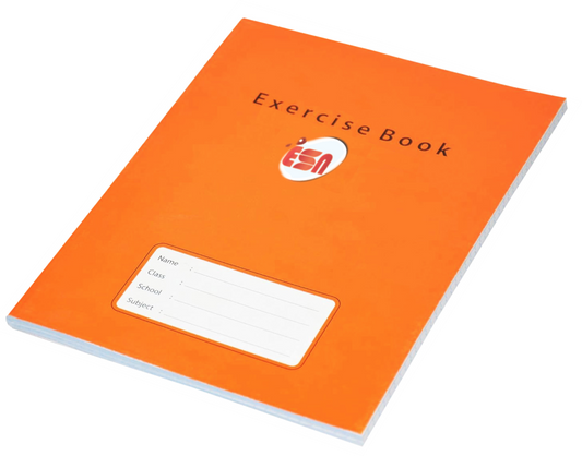 A4 100-PAGE EXERCISE BOOK LM/RM - PLAIN