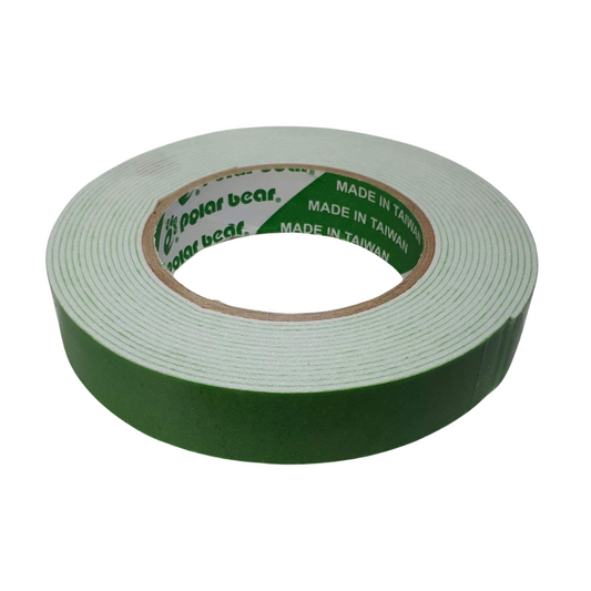 Double Side Foam Tape 2'' 10/15yard Polar/bear