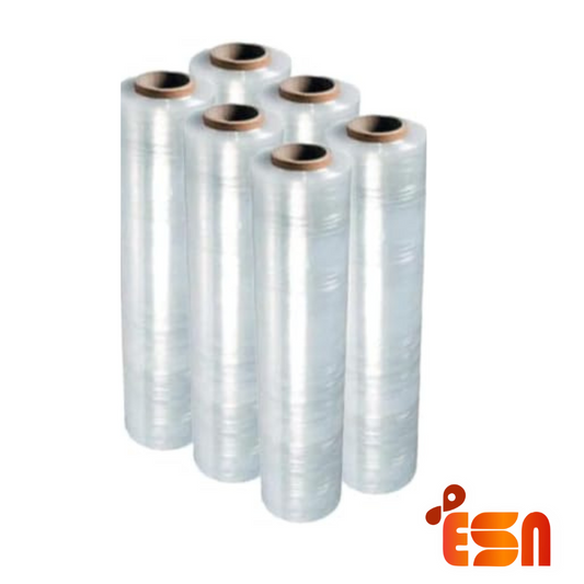 Clear Stretch Films Rolls 2.3kg - 400g Core (gross including 2.3kg core)
