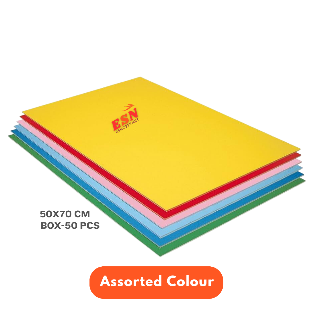 Foam Board-Assorted Colour-50x70 CM