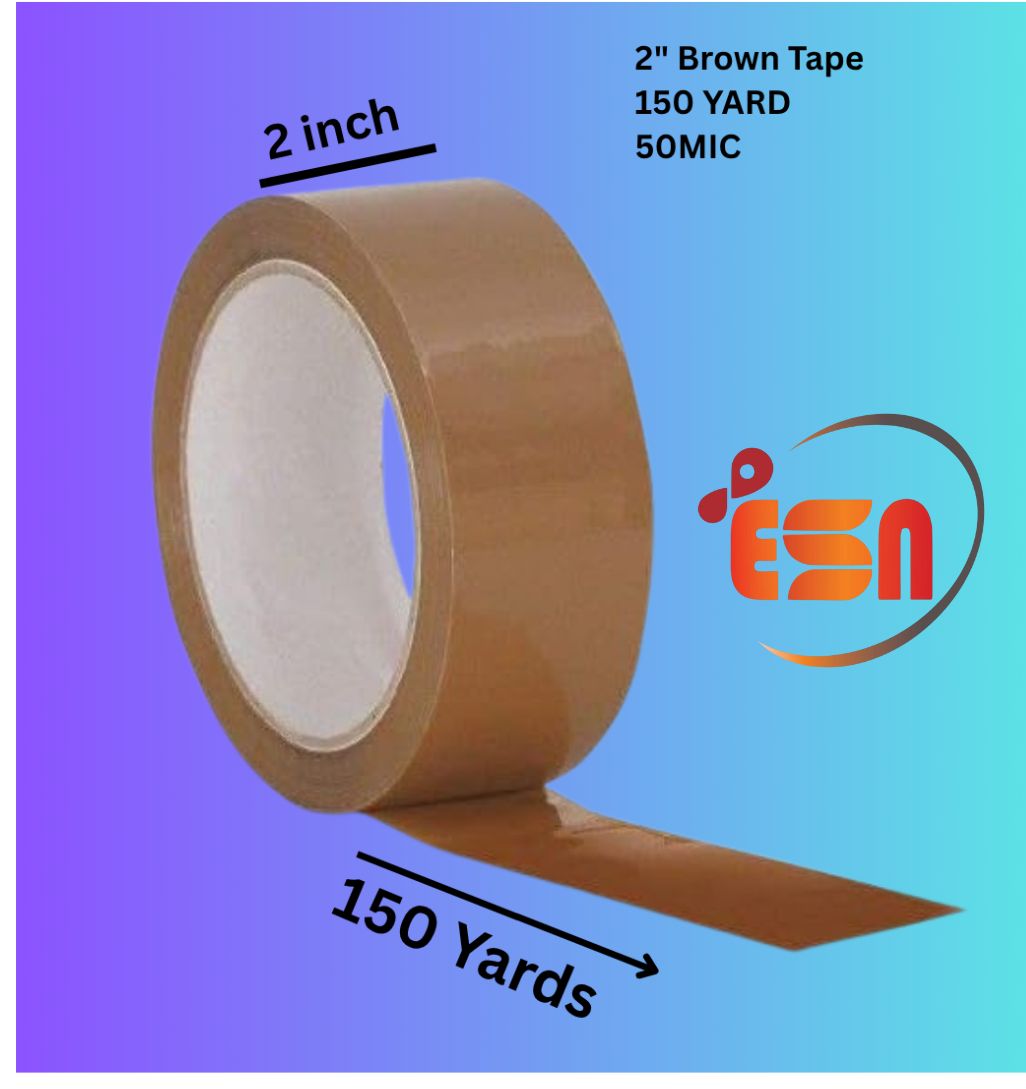 2" BROWN Tape 150YARD /50MIC