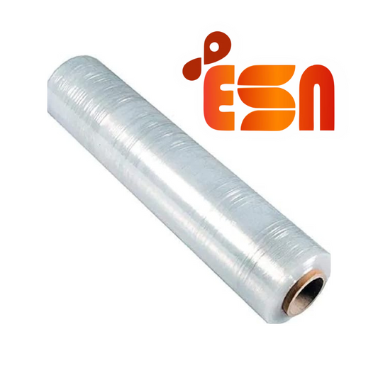 Clear Stretch Films Rolls 1.5kg - 400g Core  (gross including 1.5 core)