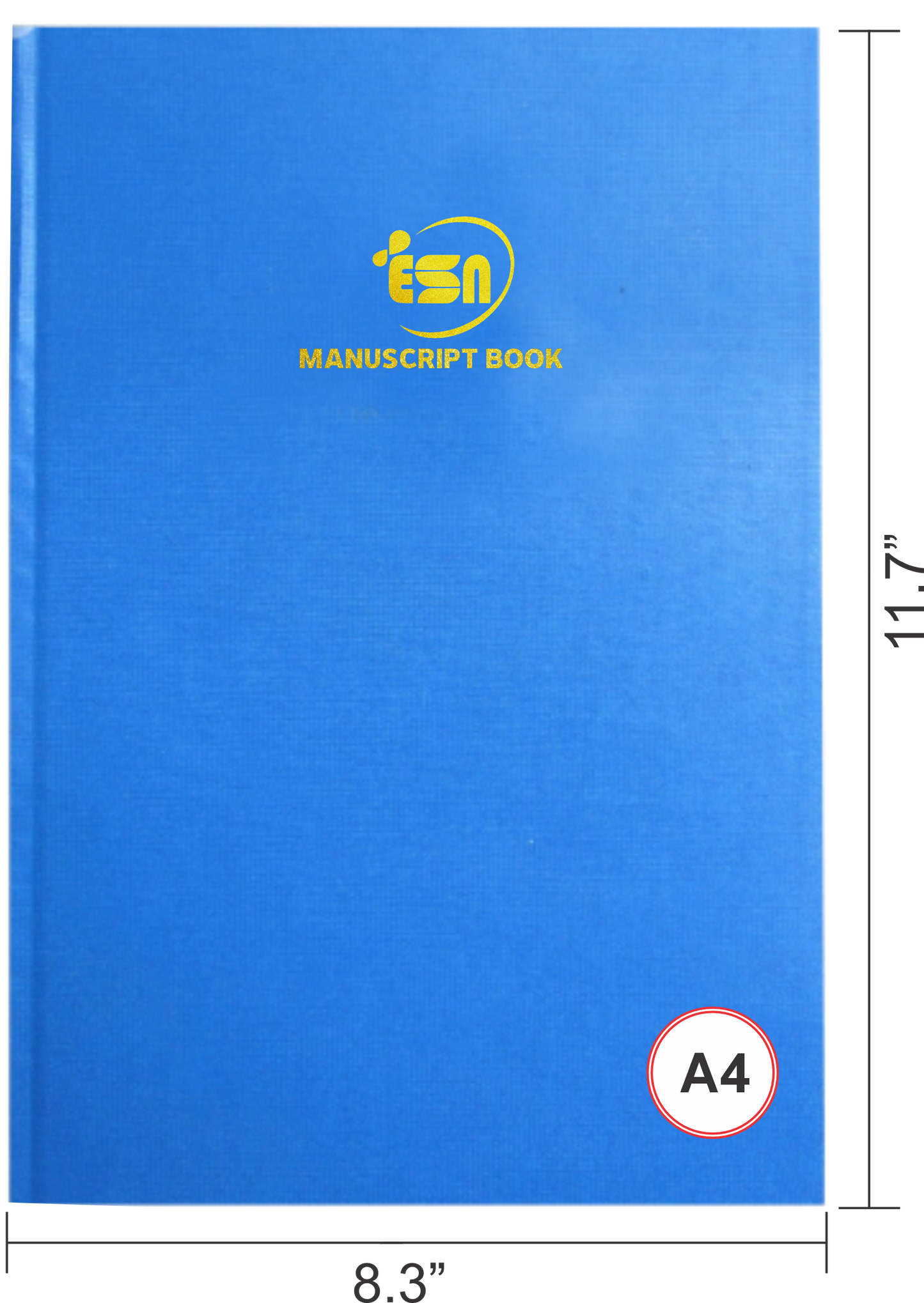 A4-10Q MANUSCRIPT BOOK BLUE/MARB