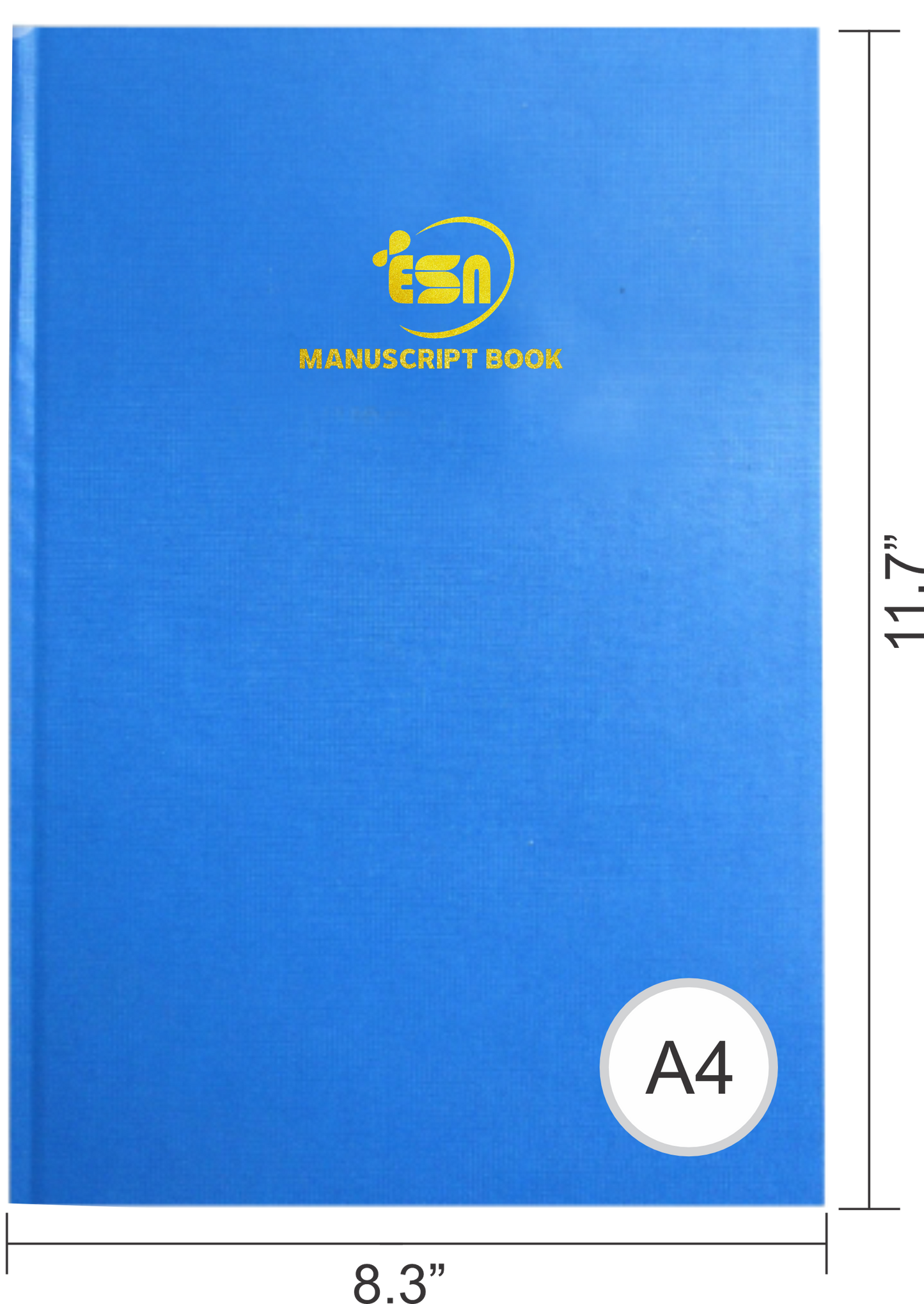 A4-2Q MANUSCRIPT BOOK BLUE/MARB