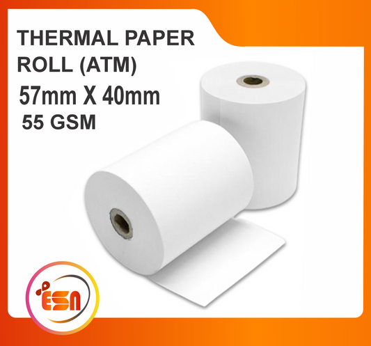 THERMAROLL ATM MACHINE 57*40MM 55GSM