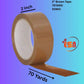 2" BROWN Tape 70YARD /50MIC