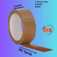 2" BROWN Tape 90YARD /50MIC