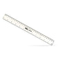 RULER CLEAR CRYSTAL - 30CM