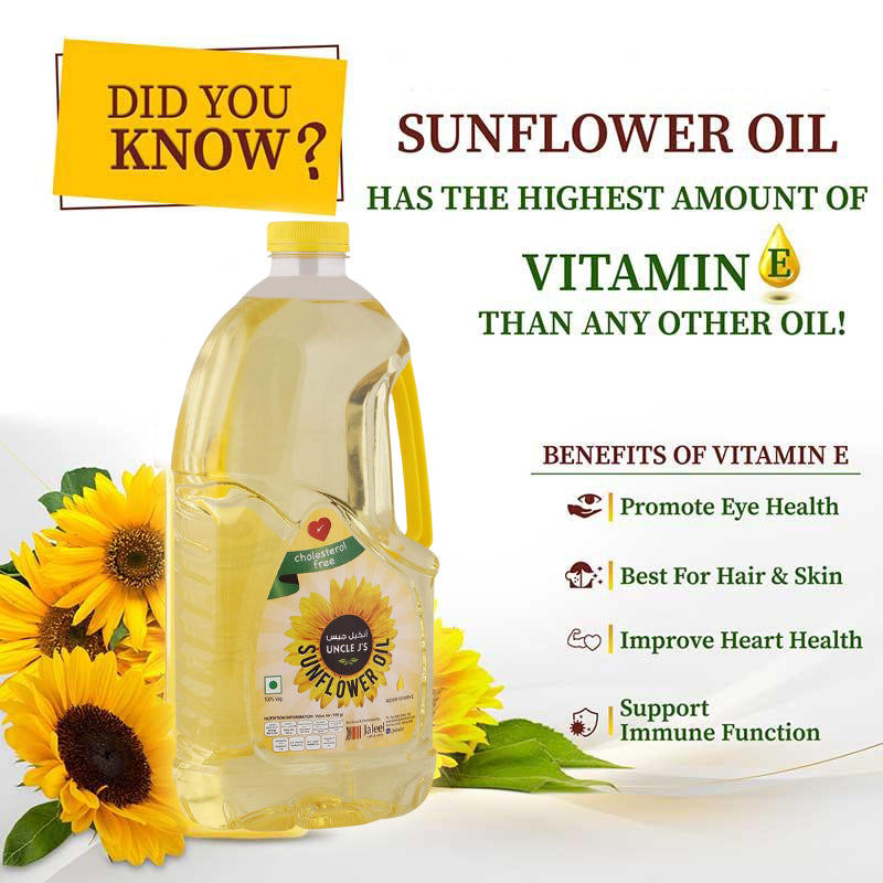 Uncle J’s Sunflower Oil 1.5 ltr