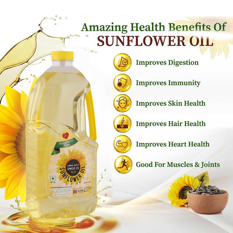 Uncle J’s Sunflower Oil 1.5 ltr