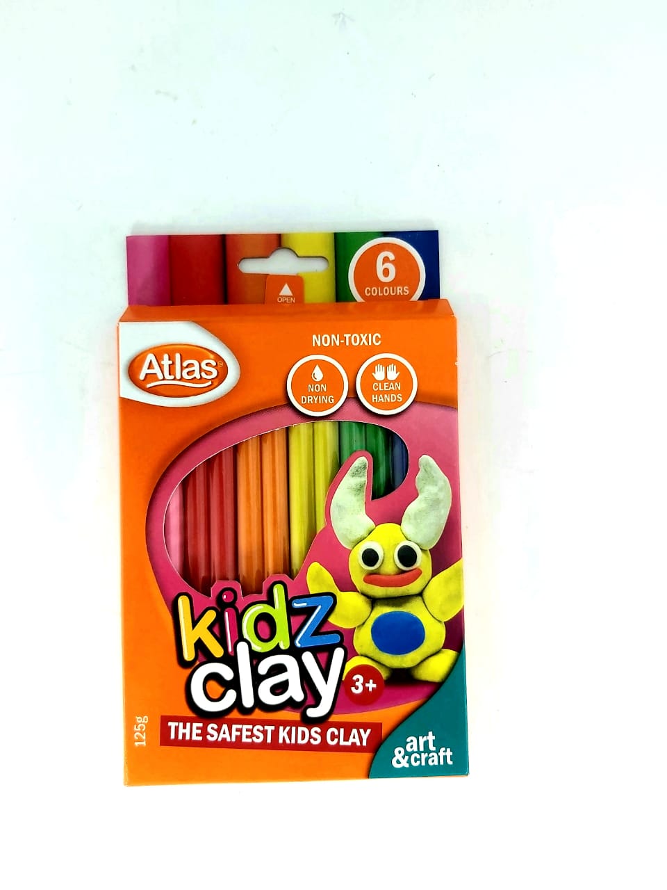 ATLAS KIDDY CLAY 6 COLOUR 100G